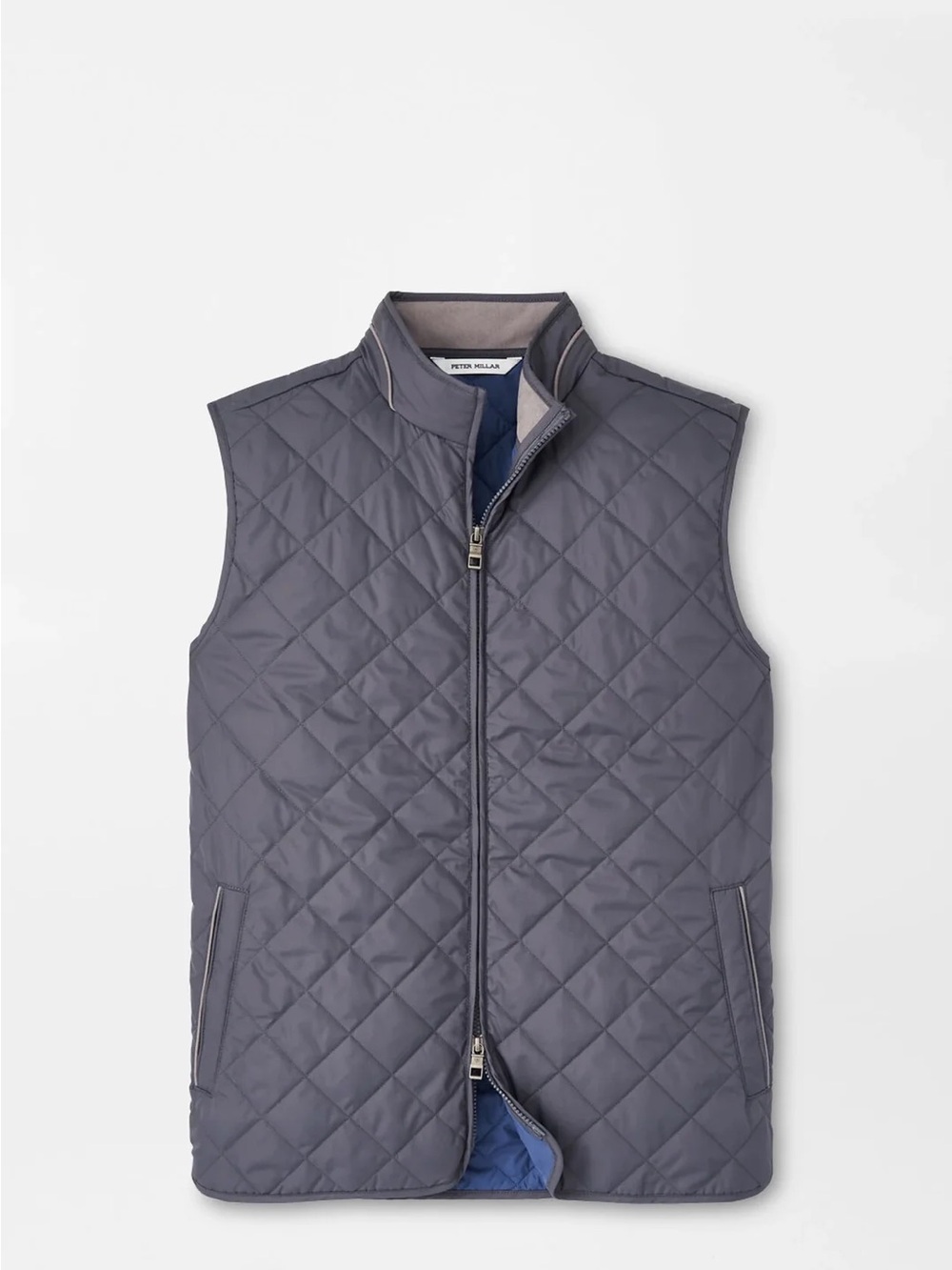 NWT Peter Millar Essex Vest: Iron (Large)